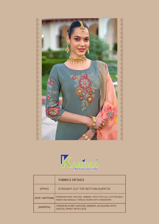 Mohini By Karissa Viscose Simmar Kurti With Bottom Dupatta Orders In India